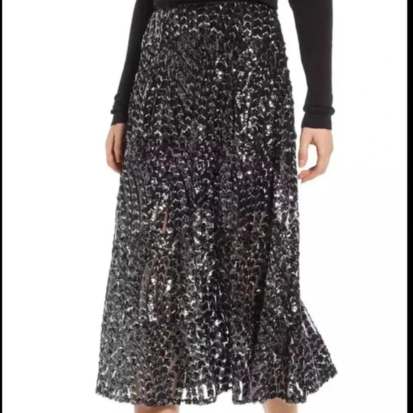 SOMETHING NAVY Black Skirt - Picture 1 of 9